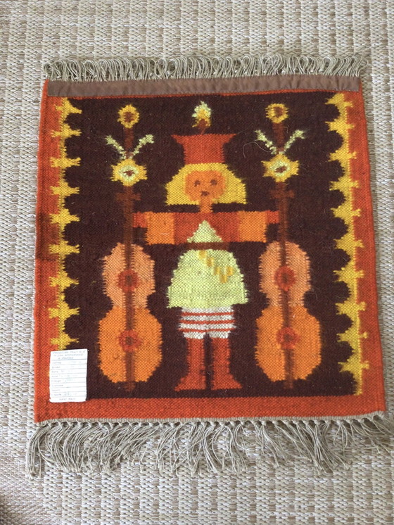 Image 1 of Vintage wool tapestry