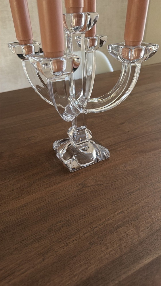 Vintage Nachtmann crystal candle holder in very good condition, Transparent (photo 3 of 9)