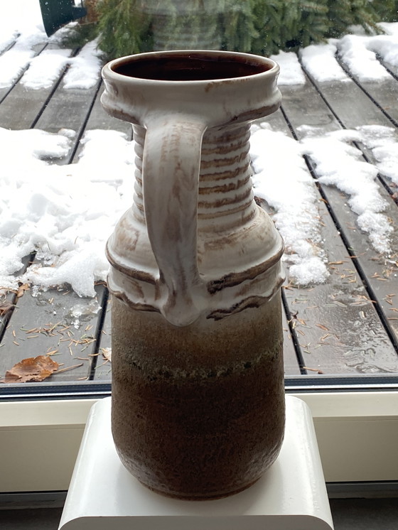 Image 1 of Steuler ear vase West Germany 421/30 beige brown