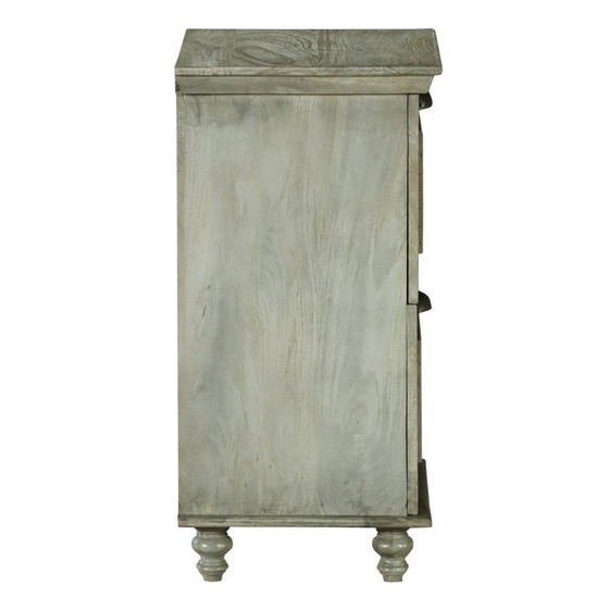 Comodino con cassetti in legno REGRIT – Comodini, Metallo (photo 8 of 8)