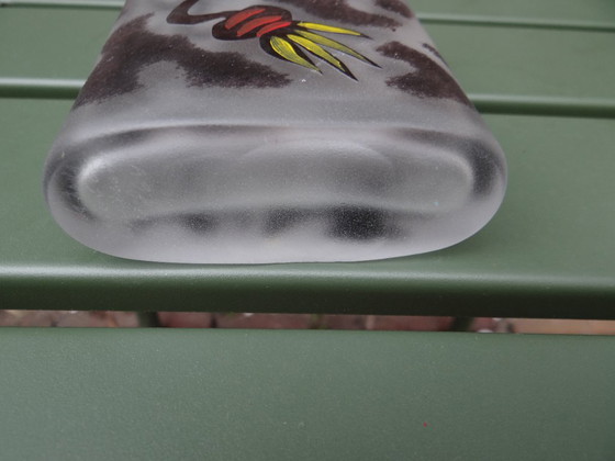 Signed Ulrica Hydman-Vallien for Kosta Boda ‘Black Magic’ Glass Vase Sweden (photo 6 of 7)