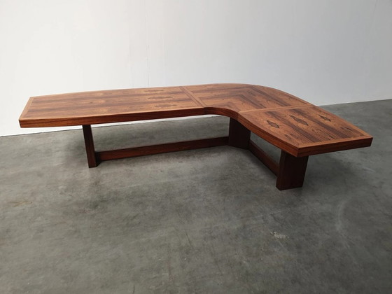 Image 1 of Vintage Rosewood Boomerang Coffee Table 70s Danish Design