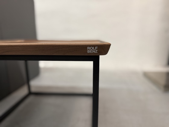 Image 1 of Rolf Benz 934 Bijzettafel Amerikaans noten 45x45