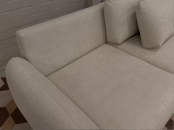 Image 1 of Ecksofa in Hellbeige, 271 x 190 cm – Kaltschaumfüllung