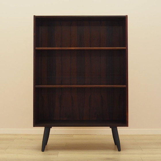Image 1 of Boekenkast van palissanderhout, Deens ontwerp, jaren 70, gemaakt in Denemarken.