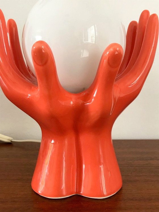 Image 1 of Ceramic Hand Lamp