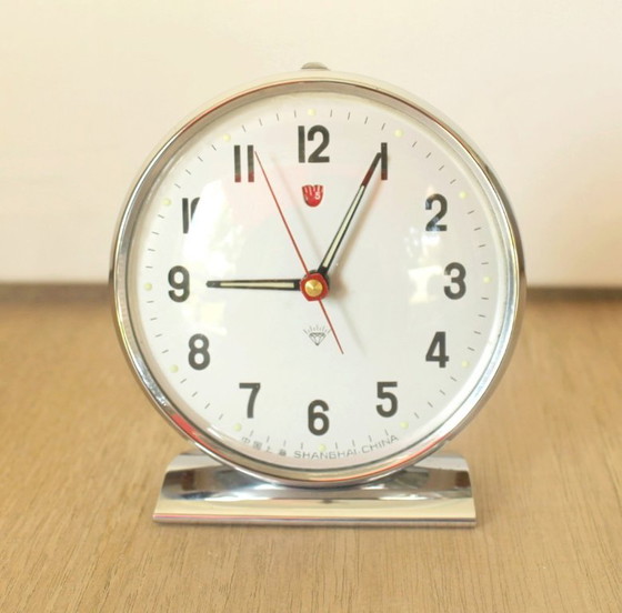 Diamond Shanghai Secteller Alarm Clock 70s Chrome/Pastel Blue (photo 2 of 8)
