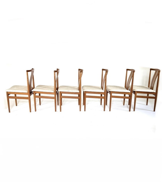 Image 1 of 6x vintage dining chair, Vamdrup Stolefabrik '60