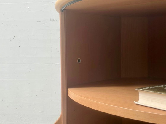 Röthlisberger roller shutter cabinet B by Trix & Robert Haussmann, 1977 – Storage cabinet, Wood (photo 14 of 19)