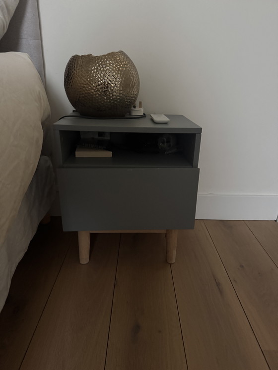Image 1 of Pair of bedside tables grey