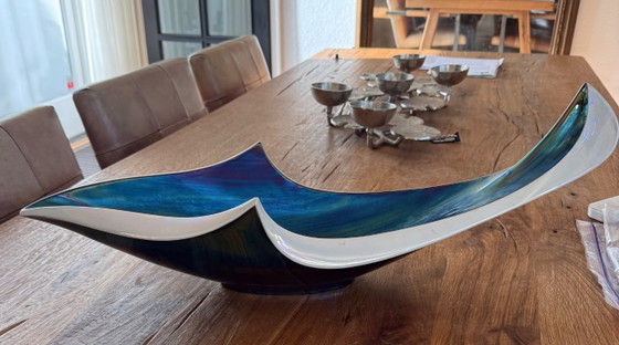 Verceram fruitschaal., Schalen, Keramiek, Blauw (foto 5 van 6)
