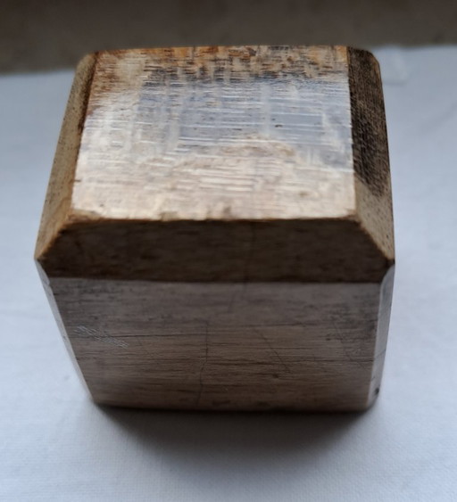 Antieke decoratieve bruine edelsteen (echte agaat) uit Indonesië uit circa 1930💎