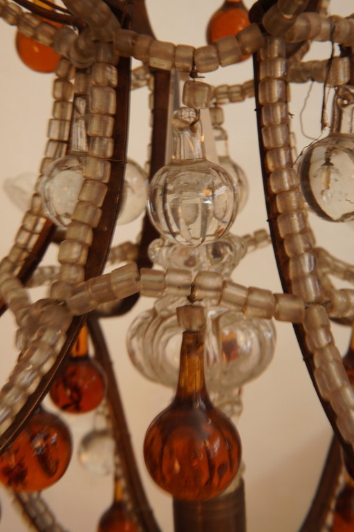 Exceptional late 19th-century Murano chandelier