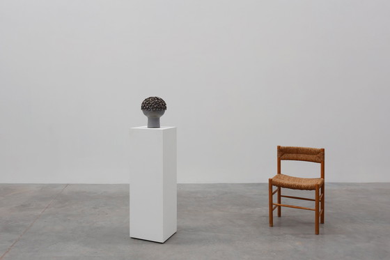 Image 1 of Sculpture "champignon" en céramique organique signée EL, Belgique années 1960