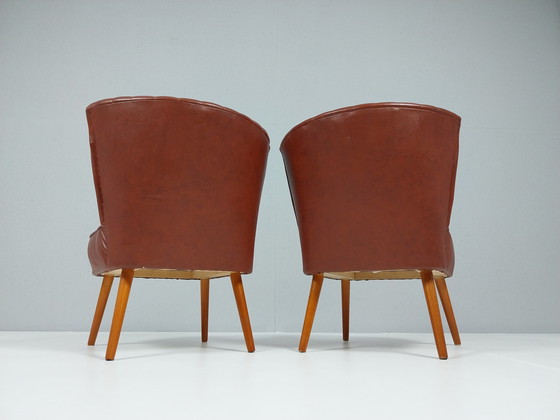 Image 1 of 2 chaises de cocktail vintage, années 1960