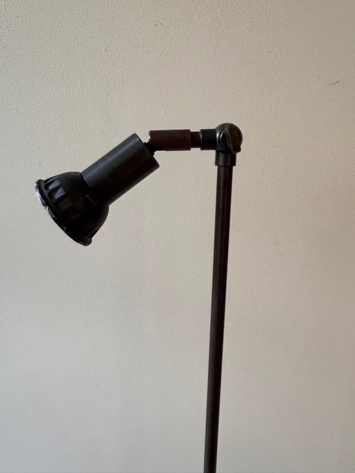 Davidts Lighting, leeslamp, donkerbruin metaal