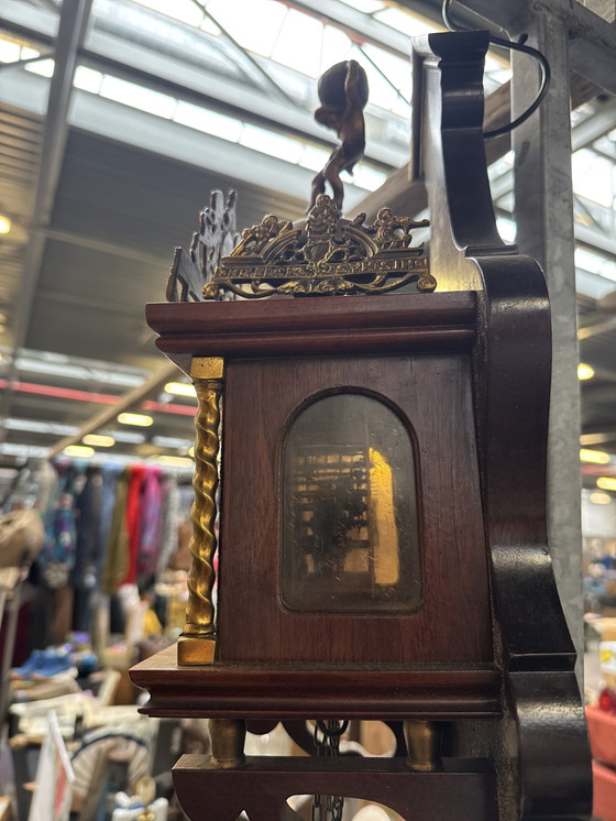 Image 1 of Zaanse Wall Clock "Nu Elck Syn Sin"