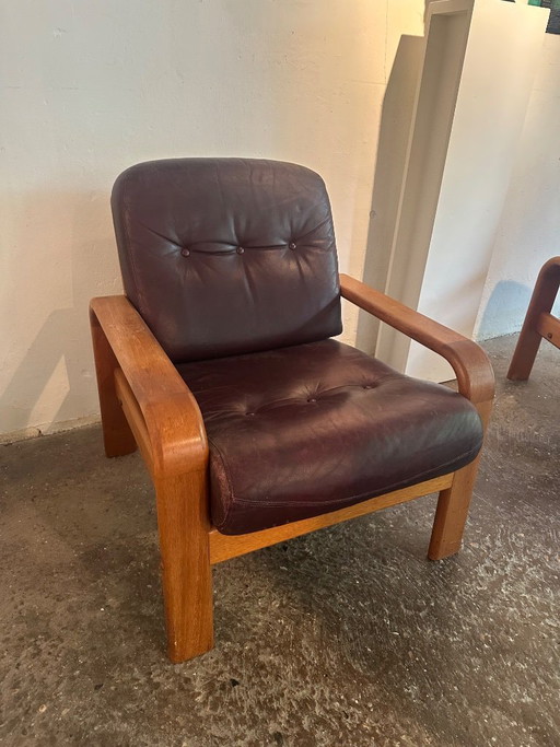 HS Möbler Fauteuils 2 Stuks Stoelen – Leather (photo 2 of 5)