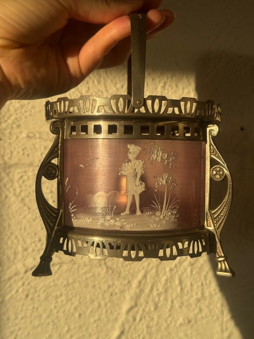Calentador de té Mary Gregory – tafelaccessoires, Glass, Metal (photo 2 of 16)