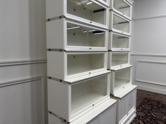 Libreria Originale Inglese Globe Wernicke Bianca – Librerie, Glass, Metal (photo 9 of 20)