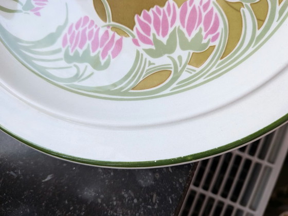 K&G Luneville Art Nouveau Decorative Bowl, Decorative Objects, Ceramic, Creme (photo 7 of 15)