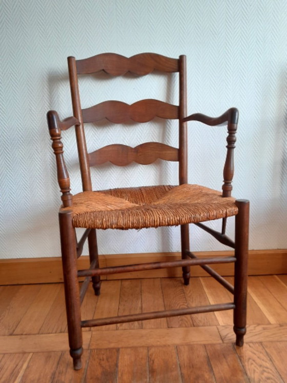 Image 1 of 2x nursery chairs, Provençal style, 19th century