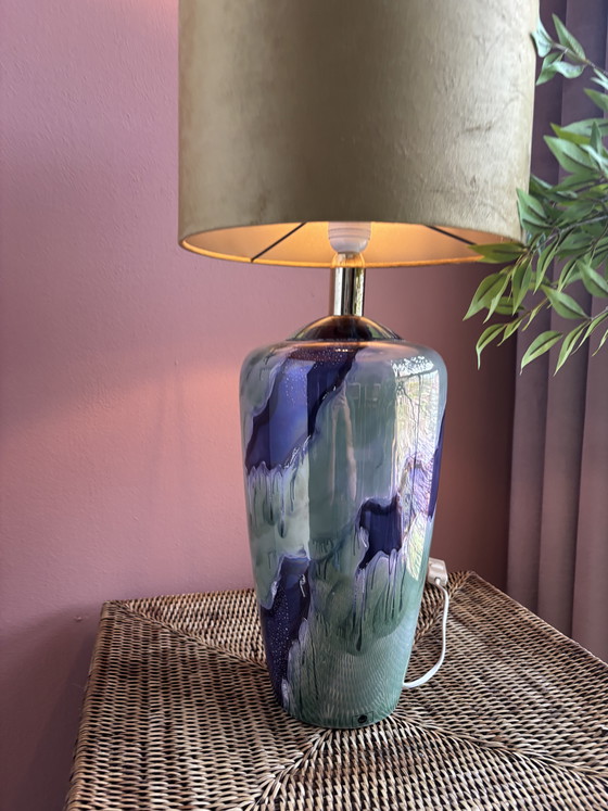 Image 1 of Lampe de table Majoli Line style Hollywood Regency