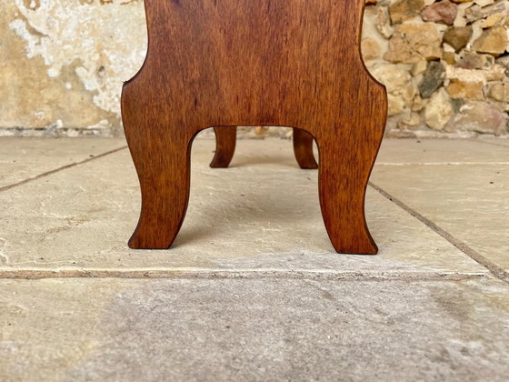Tavolino laterale vintage di metà secolo con portariviste, anni '60 – Tavolini, Wood (photo 23 of 24)