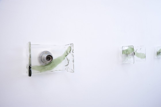 Image 1 of Lampada da parete in vetro di JL Kalmar (anni '50)