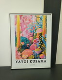 Stampa originale incorniciata di Yayoi Kusama.