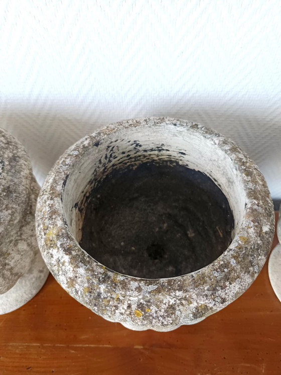 Image 1 of Jardineras Medici de piedra de estilo antiguo