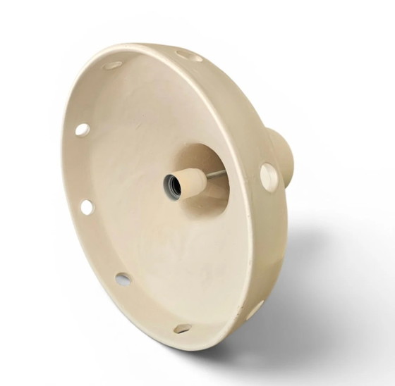 Matglazen keramische hanglamp/ jaren 70 – Hanglampen, Ceramic (photo 6 of 19)