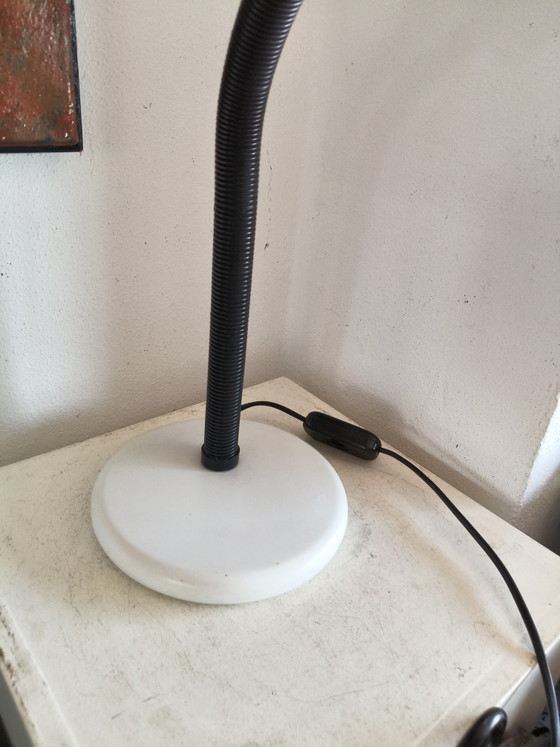 Vintage Targetti Sankey Table Lamp – Gino Sarfatti – 1970s (Italy) – Metal, Plastic (photo 3 of 15)