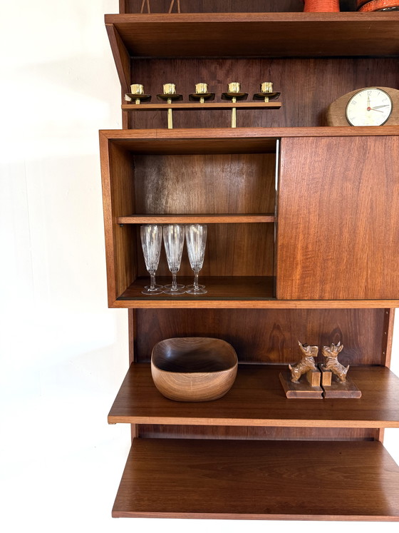 Image 1 of Vintage modular teak wall system '60s