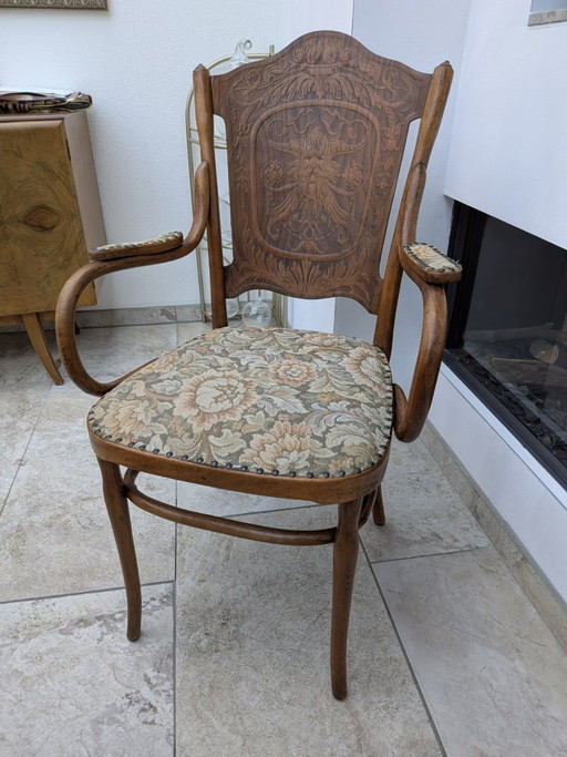 Fauteuil de style Renaissance, 1900, J. & J. Kohn, Vienne