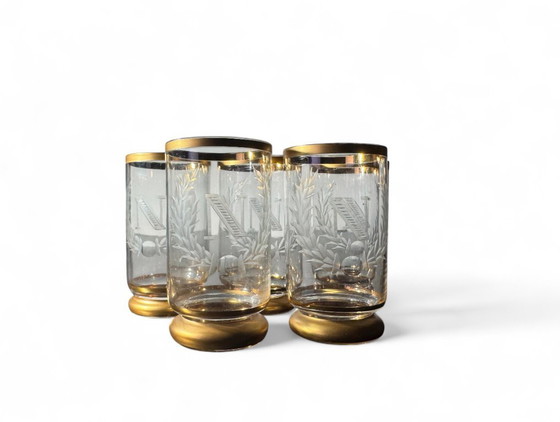 Image 1 of Set 5 bicchieri Napoleon anni '50