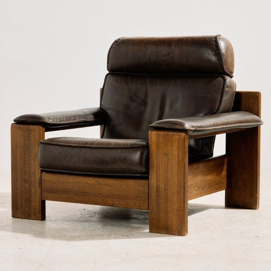 Image 1 of MK10591 Modell 757 Ledersofa-Set von Harry de Groot für Leolux, 3-teilig