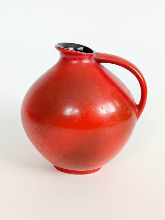 Image 1 of Large Wächtersbach Pottery Jug Vase, Urania Model, 1950s West German Design