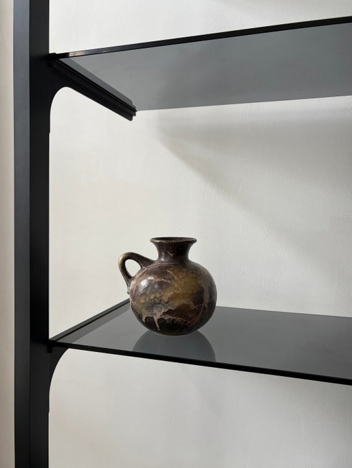 Vintage Ruscha keramische vaas met oor