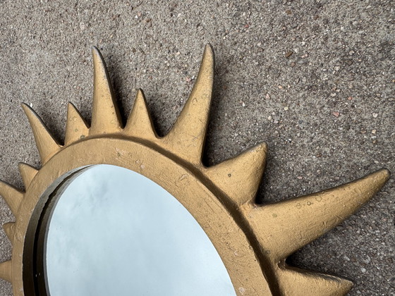 Image 1 of 1970s sunburst mirror
