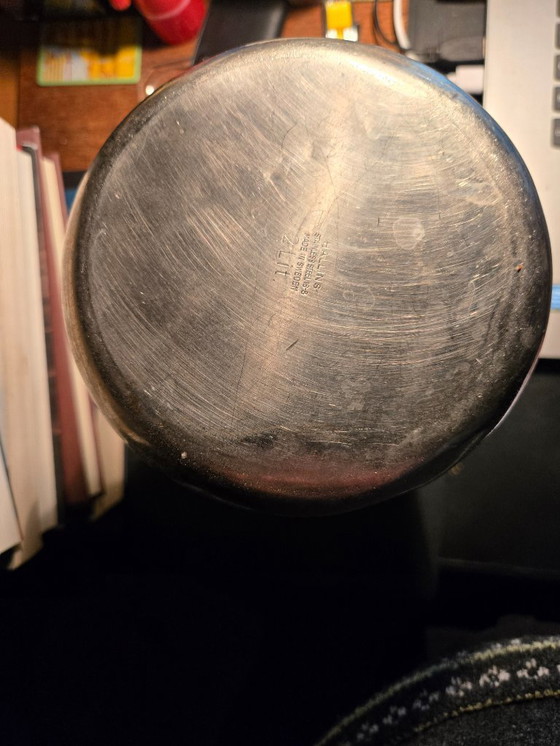 Image 1 of Carafe à eau vintage en acier inoxydable de Hallins, Suède, 2 litres