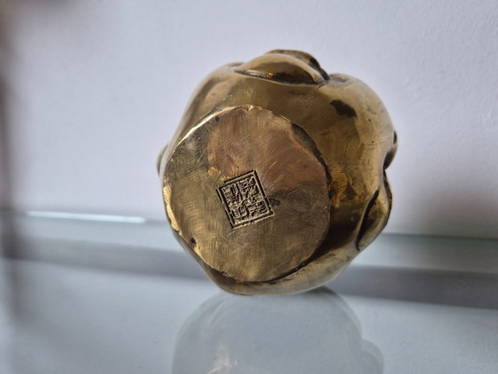 Image 1 of Four faces (four emotions) brass Buddha