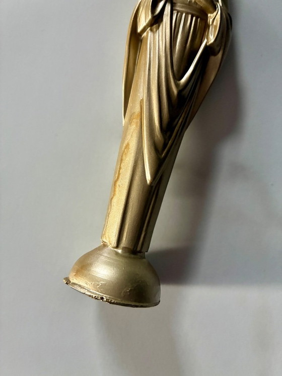 Piccola statuetta religiosa dorata – Oggetti decorativi, Plastic (photo 4 of 6)
