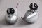 Anatre italiane con effetto nero e argento in vetro di Murano, anni '70, set da 2 – Sculture, Glass (photo 2 of 14)