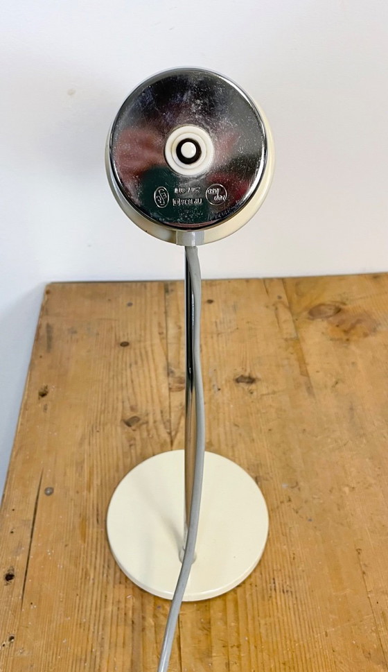 Image 1 of Lampada da tavolo beige di Josef Hurka per Napako, anni '70