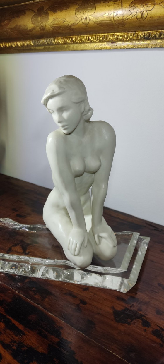 Image 1 of Rosenthal Statue "Female Nude" - Lore Friedrich-Gronau (LFG 1734)
