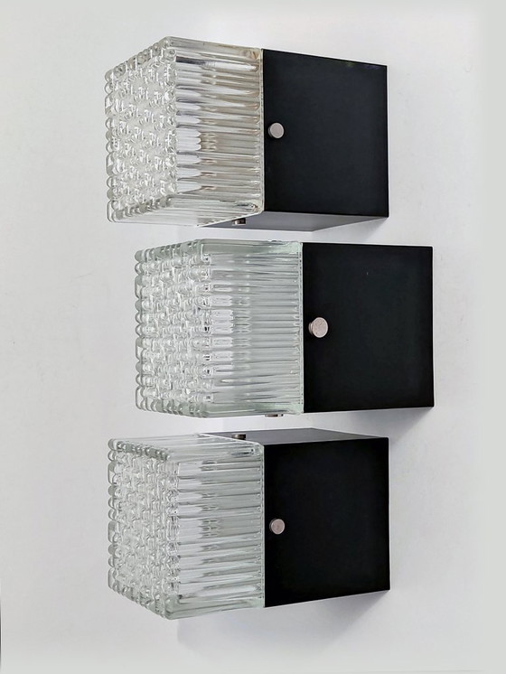 Image 1 of ceiling lights cube shape 60s/70s