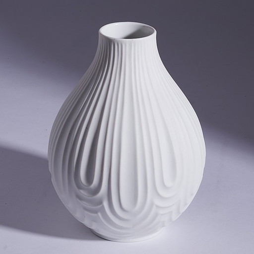 Vaso vintage di Heinrich Porzellan OP Art, anni '70