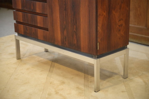 Buffet bar design en palissandre 1970's