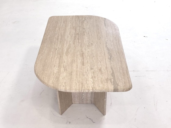 Image 1 of Travertine coffee table, 1980s
